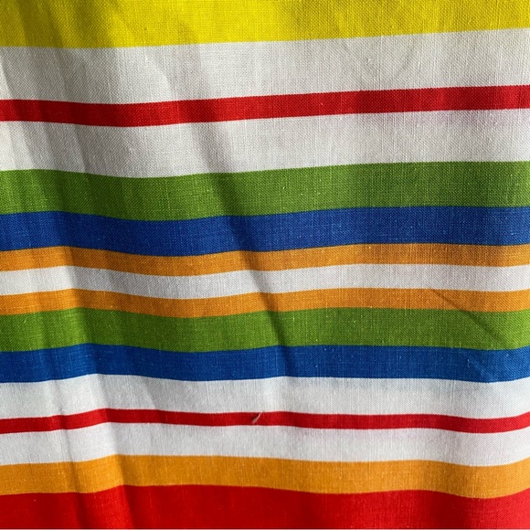 Vintage 1960’s Western Maid Medium Striped Mod Shift Summer Dress - Picture 3 of 5